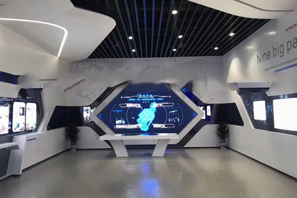 智能顯示系統(tǒng)成功入駐武漢漢南航空通用機(jī)場展廳